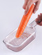 Large Japanese Kitchen Zester Grater Daikon Radish Grater Ginger Garlic Onion Wasabi Grater with Container, Made in Japan