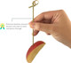 Bamboo Cocktail Picks with Twisted Knot – 6 Inch Appetizer Skewers, 100 pcs
