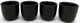 4 Pack Sake Cups Set Japanese Porcelain Wine Saki Cup Small Tea Cup 1.5 oz Microwave and Dishwasher Safe
