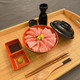 4 Pack Sake Cups Set Japanese Porcelain Wine Saki Cup Small Tea Cup 1.5 oz Microwave and Dishwasher Safe