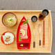 4 Pack Sake Cups Set Japanese Porcelain Wine Saki Cup Small Tea Cup 1.5 oz Microwave and Dishwasher Safe