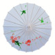 6 Pack White Nylon Umbrella Parasol Dance Decorate 32 in Adult Size