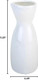 6 White Porcelain Sake Carafe Sake Bottle 4 oz for Cold and Hot Microwave Safe