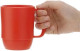 2 Pack Red Plastic Microwavable Water Mug 12oz BPA Free Made in Japan