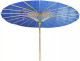 3 Pack Royal Blue Oriental Parasols 32in – Adult Bamboo Dance Umbrellas