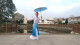 12 Pack Royal Blue Oriental Parasols 32in – Adult Bamboo Dance Umbrellas