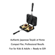 Taiyaki Maker – Japanese Fish-Shaped Waffle Pan, Non-Stick Hot Cake Mold for Pancakes and Bread, 15"
