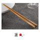 2 Pack 5 Pair 9 inch Twist Bamboo Chopsticks Reusable Wood Chop Sticks Gift Set Dishwasher Safe