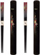 2 Pack Travel Yuzen Style Chopsticks with Case Reusable Bamboo Portable Utensil Dishwasher Safe Made in Japan