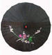 3 Pack Black Nylon Umbrella Parasol Dance 32 in Adult Size