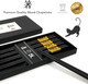 2 Pack 5 Pair Bamboo Reusable Chopsticks Wood Chop Sticks Gift Boxed Set Cute Black Cat Pattern Dishwasher Safe 9 inch