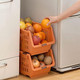 6 Pack Japanese Stackable Storage Bin Kitchen Pantry Organizers Food Basket for Fruit Potato Condiments and Spices Orange 6 Pack Japanese Stackable Storage Bin Kitchen Pantry Organizers Food Basket for Fruit Potato Condiments and Spices Orange
