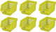 6  Pack Japanese Stackable Storage Bin Kitchen Pantry Organizers Food Basket for Fruit Potato Condiments and Spices Green 6  Pack Japanese Stackable Storage Bin Kitchen Pantry Organizers Food Basket for Fruit Potato Condiments and Spices Green