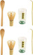 2 Pack Japanese Matcha Whisk Set Bamboo Chasen Whisk with Chashaku Scoop and Tea Spoon Traditional Green Tea Ceremony Tools for Usucha Preparation 2 Pack Japanese Matcha Whisk Set Bamboo Chasen Whisk with Chashaku Scoop and Tea Spoon Traditional Green Tea Ceremony Tools for Usucha Preparation