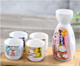 Lucky Cat Porcelain Sake Bottle and Cups Saki Set Microwave Safe 9.5 oz