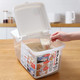 Japanese Plastic Rice Storage Container – 11 lb Kome Bitsu with Measuring Cup & Wheels, BPA Free, Made in Japan