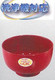 Plastic Lacquer Rice Bowl Red