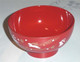 Plastic Rice Bowl Bunny Red