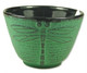 Green Dragonflly Cast Iron Teacup
