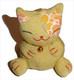 Bean Bag Lucky Cat Yellow