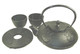 Cast Iron Tea Set with Kanji 27oz Black