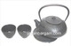 Dragonfly Cast Iron Tea Set Black