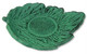 Green Cast Iron Teacup Saucer