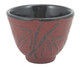 Red Bamboo Cast Iron Teacup