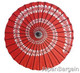 Red Japanese Kasa Paper Parasol 32in