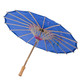 Blue Transparent Japanese Parasol 30in