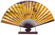 Large Japanese Table Fan Geisha 18in
