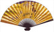 Large Japanese Wall Fan Geisha 30in