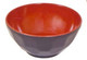 Black/Red Melamine Miso Soup Bowl 4.75in