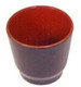 Black/Red Melamine Teacup