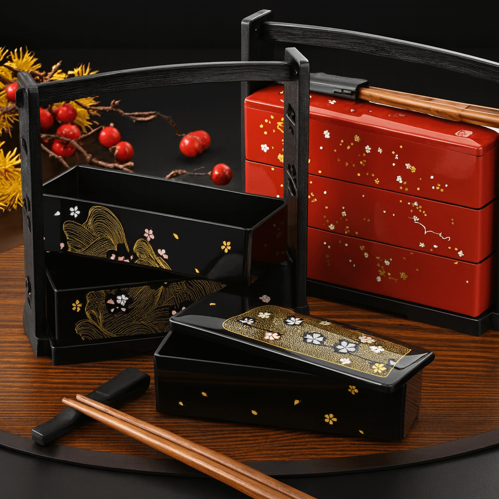 bento box with chopsticks