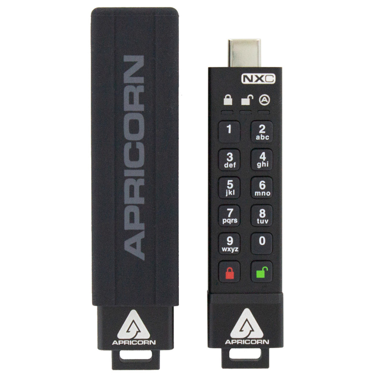 特上美品 Apricorn AegisSecure Key 暗証番号対応USBメモリー 120GB