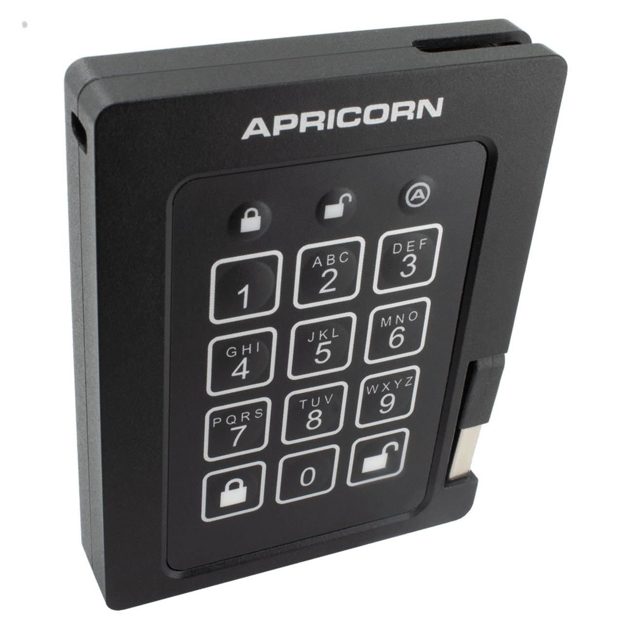 トレフォイル Apricorn Aegis Padlock external hard drive 2000 GB