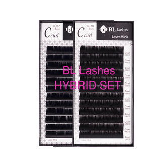 BL Lashes Hybrid Lash Set