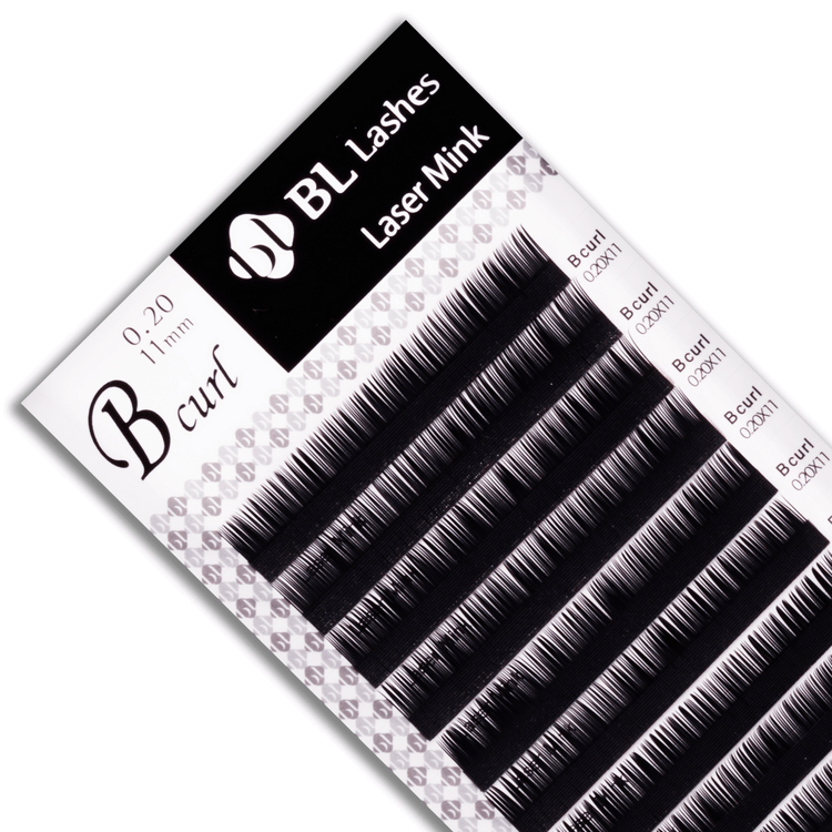BL Fine Mink Laser Lashes B Curls