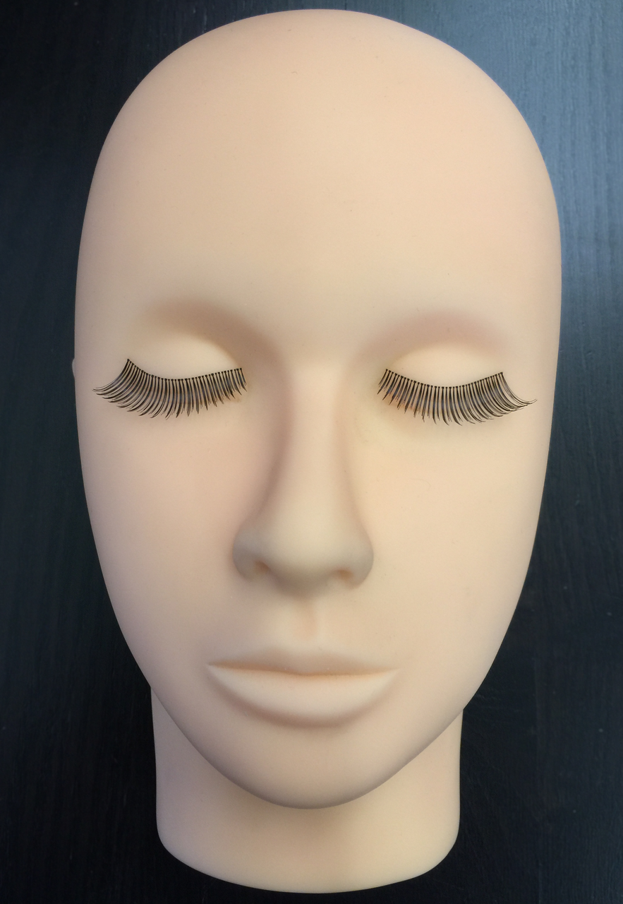 Mannequin Head for Eyelash Extension Application