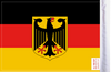 FLG-GERM-CA Germany Coat of Arms Flag 6x9 (BACK)