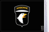 FLG-101AIR  101st Airborne Division 6x9 flag (BACK)