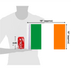 FLG-IRISH15 10x15 Ireland flag (size comparison view)
