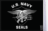 FLG-NVSEAL  Navy Seals 6x9 Flag (BACK)