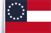 FLG-CSB Confederate Stars and Bars 6x9 flag