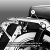 RX-9708SB-PS and RX-9708SB-B fit FRONT/FORWARD 4-point docking kit on Harley touring bikes;
the 1997-2008 rack will not work if you don't have this kit on your bike
