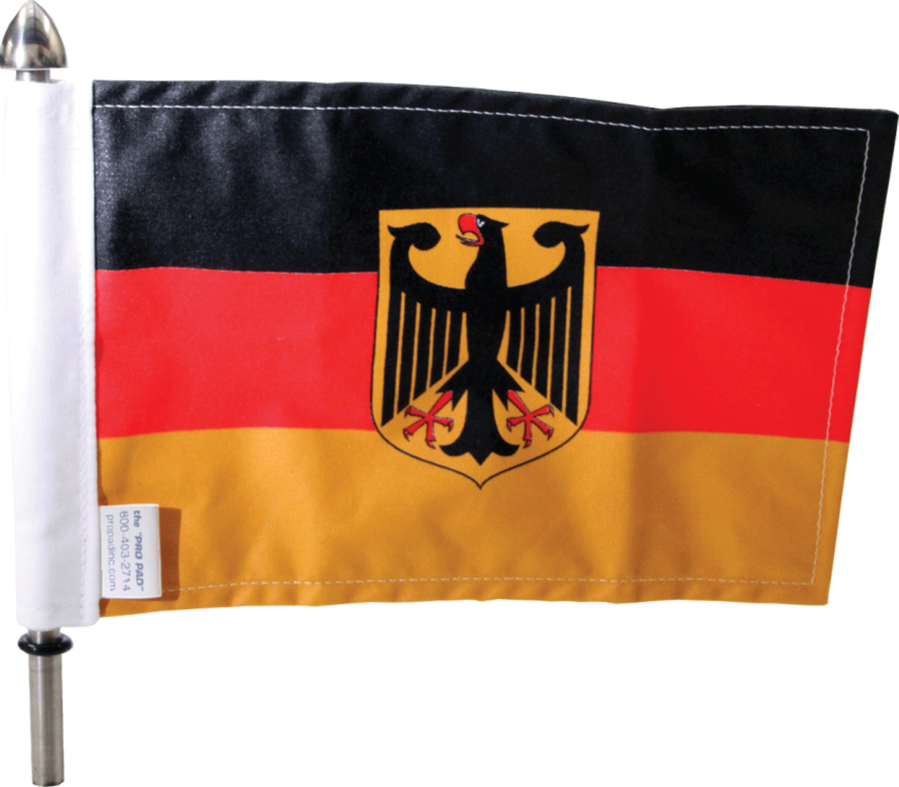 Germany (Unofficial Version with Coat of Arms) Motorcycle Flag