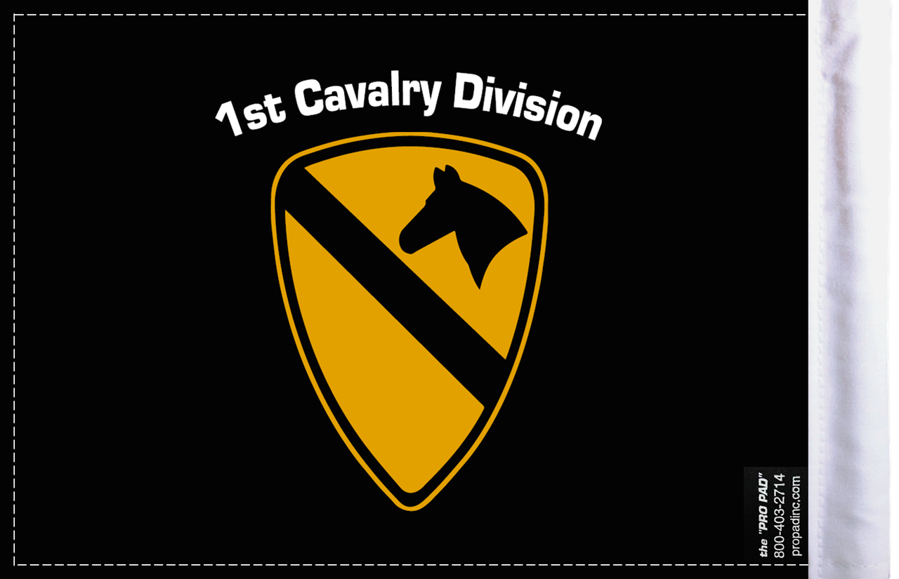 FLG-1CALV  1st Cavalry 6x9 flag (BACK)
