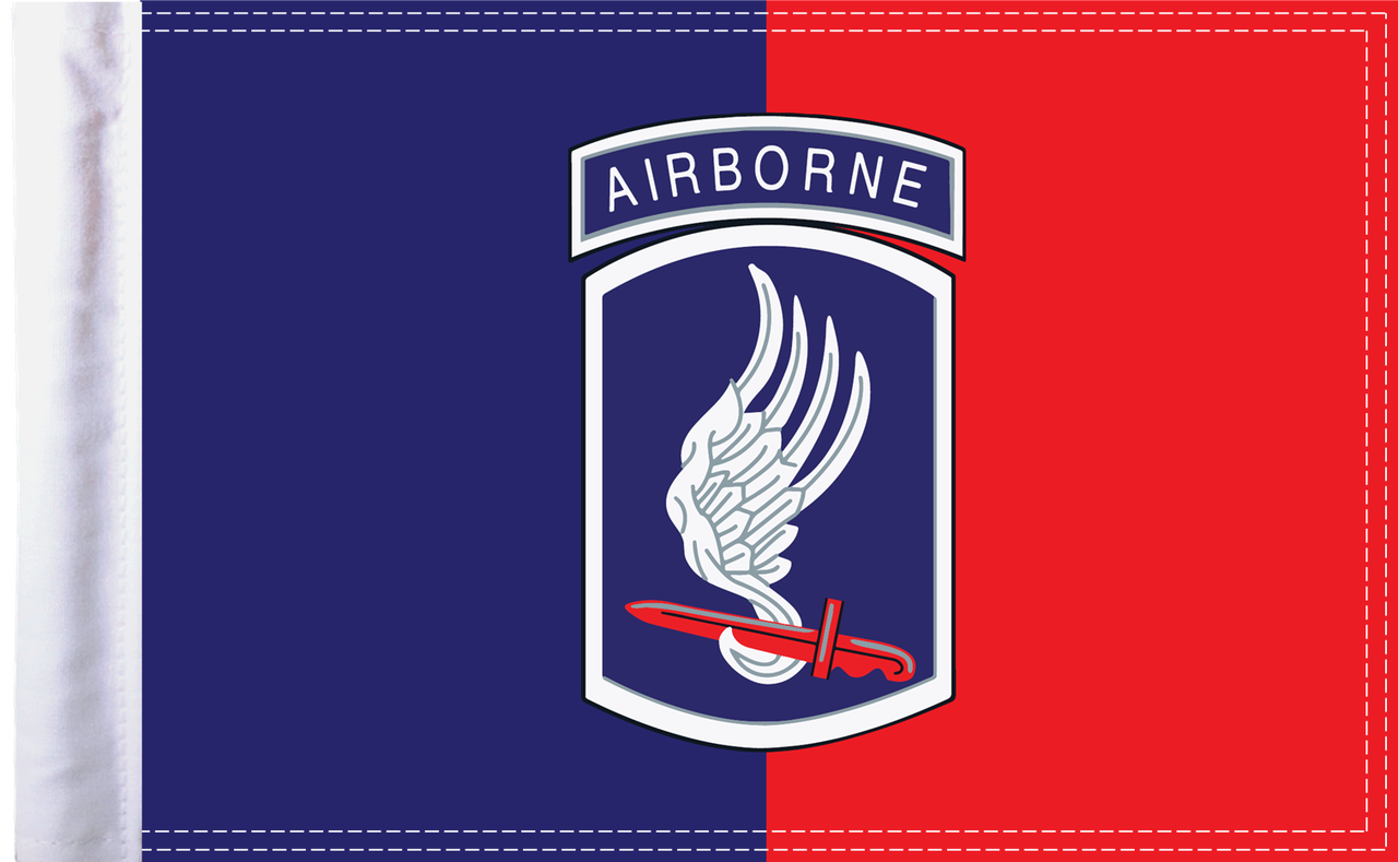 FLG-173AIR15  173rd Airborne 10x15 flag