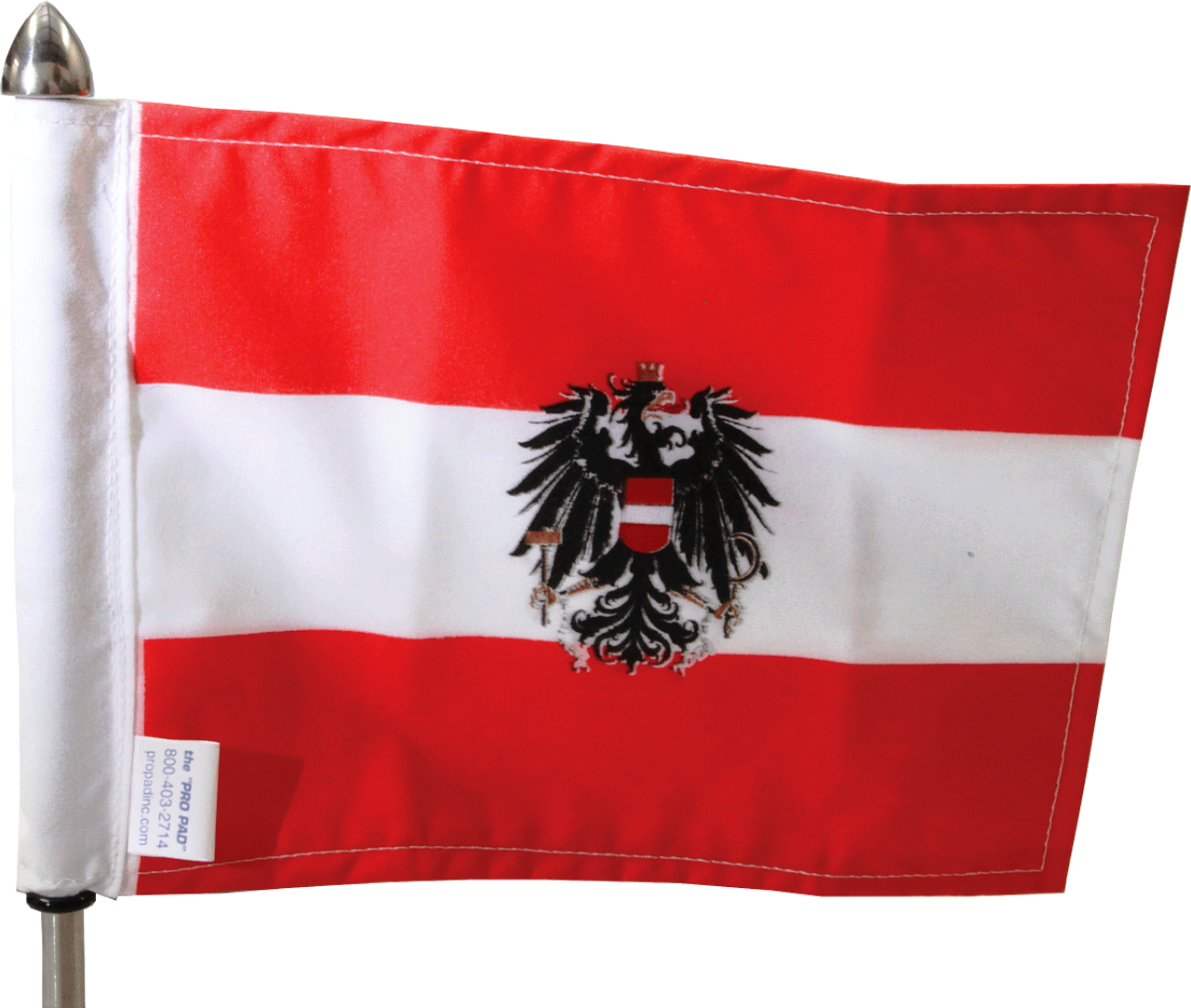 Austria 6"x9" Flag on 9" Pole (pole not included)